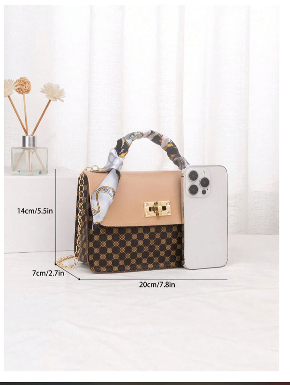 Bolsa de Senhora castanha - M19
