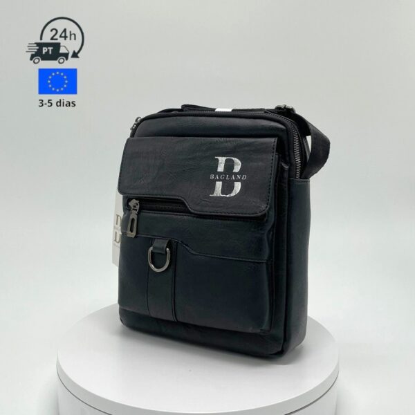 Bolsa Masculina de Ombro Preta - B33