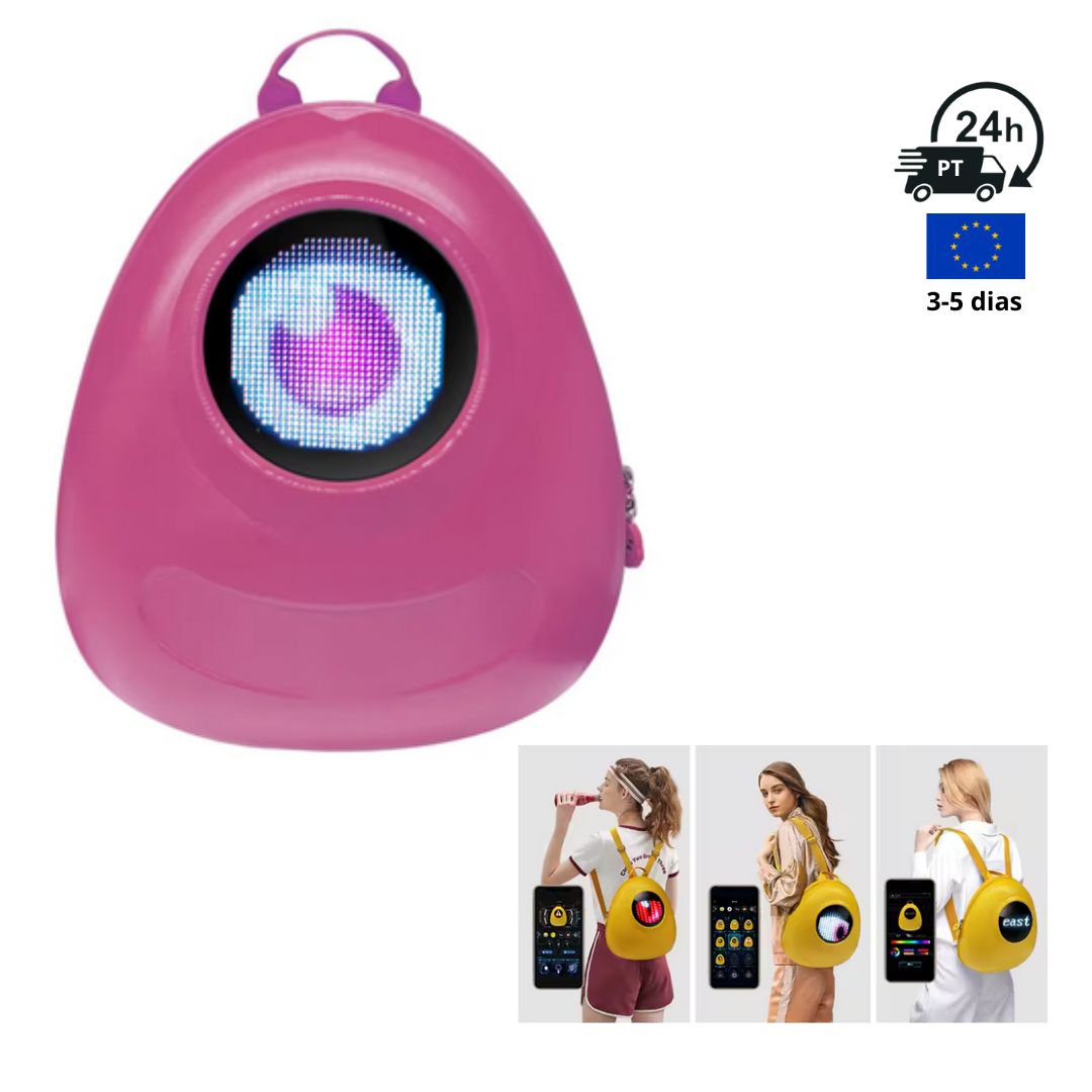 mochila Loy - led criança rosa - MBOKid