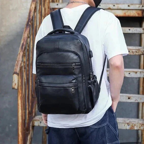 Mochila Vintage Connected – Estilo Clássico, Tecnologia Moderna